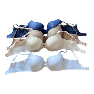 Warners No Side Effects Bra 36 C
Underwire Satin Side Back Smoothing